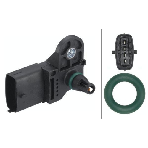Sensor Saugrohrdruck Hella 6PP 013 400-021 für Iveco Opel Saab Vauxhall Volvo