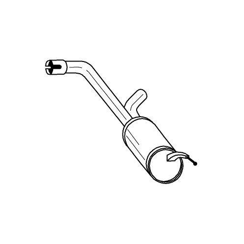 Endschalldämpfer Sigam 11620 für Fiat Peugeot
