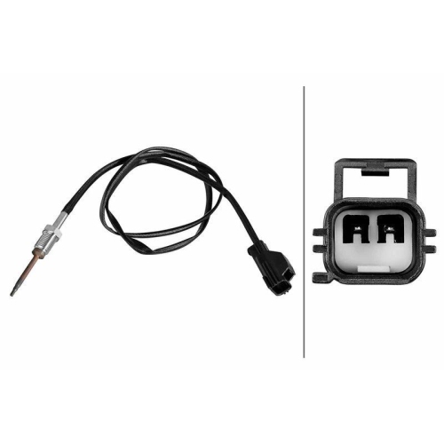 Sensor Abgastemperatur Hella 6PT 010 376-581 f&uuml;r Ford Vor Abgasturbolader