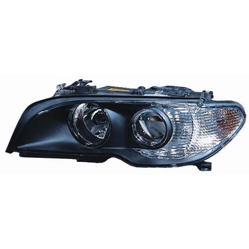 RECHTER SCHEINWERFER BMW SERIE 3 E46 COUPE' 2003 PARAB. SCHWARZE ANZEIGE WEI