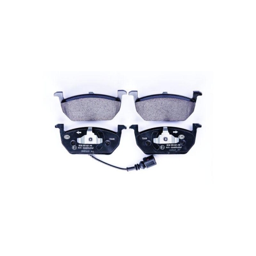 Bremsbelagsatz Scheibenbremse Hella 8DB 355 021-951 f&uuml;r Audi Seat Skoda VW Amc