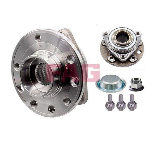 Radlagersatz Schaeffler Fag 713 6653 00 f&uuml;r Saab Vorderachse