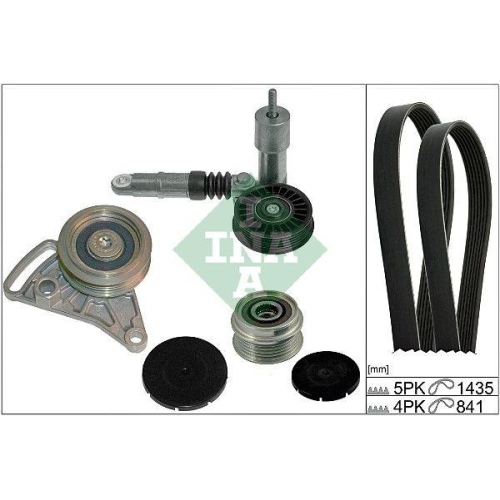 Keilrippenriemensatz Schaeffler Ina 529 0004 10 f&uuml;r Audi Seat Skoda VW