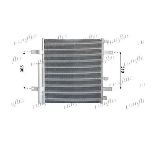 Kondensator Klimaanlage Frigair 0806.2092 f&uuml;r Mercedes Benz Mercedes Benz