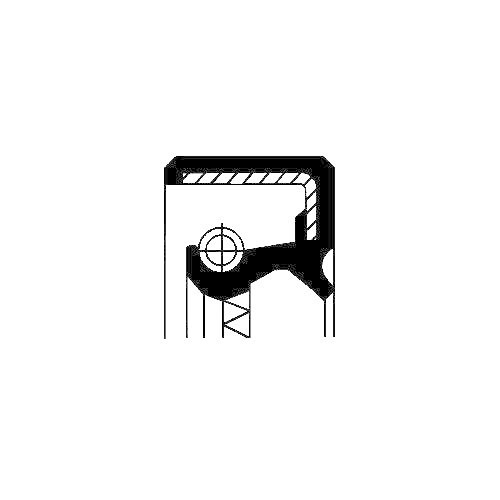 Wellendichtring Einspritzpumpe Corteco 12012713B für Daf Iveco Man Mercedes Benz