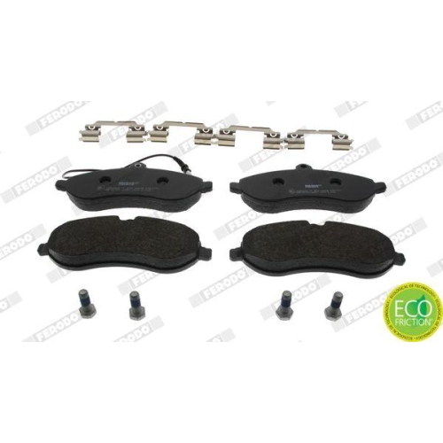 Bremsbelagsatz Scheibenbremse Ferodo FVR1771 Premier Eco Friction f&uuml;r Citro&euml;n