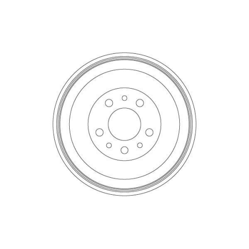 Bremstrommel Trw DB4563 für Vauxhall Fiat Opel Hinterachse