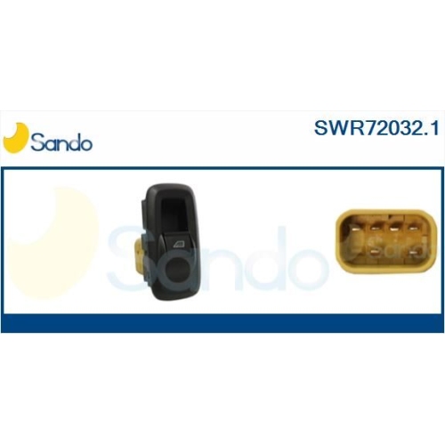 Schalter Fensterheber Sando SWR72032.1 für Ford Beifahrerseitig