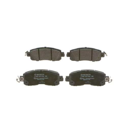 Bremsbelagsatz Scheibenbremse Bosch 0986424638 f&uuml;r Nissan Vorderachse