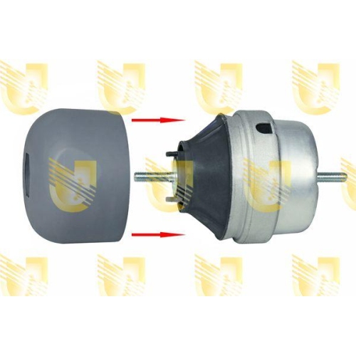 Lagerung Motor Unigom 396201 f&uuml;r Audi VW Vorne Rechts