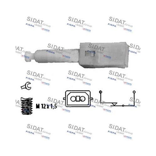 Bremslichtschalter Sidat 5.140027 für Audi Seat Skoda VW Vag