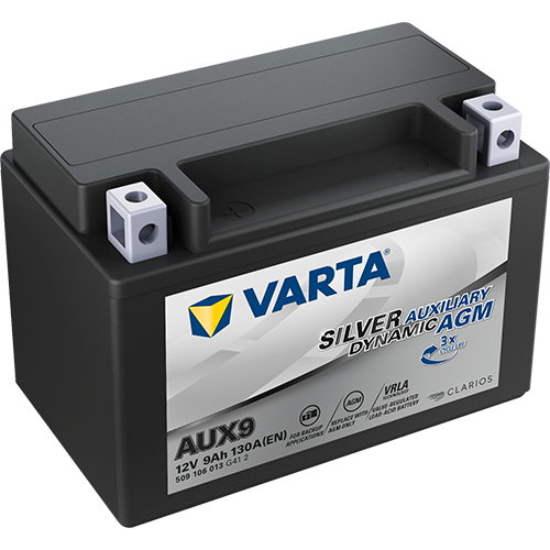Starterbatterie Varta 509106013G412 Silver Dynamic Aux f&uuml;r Volvo Kofferraum