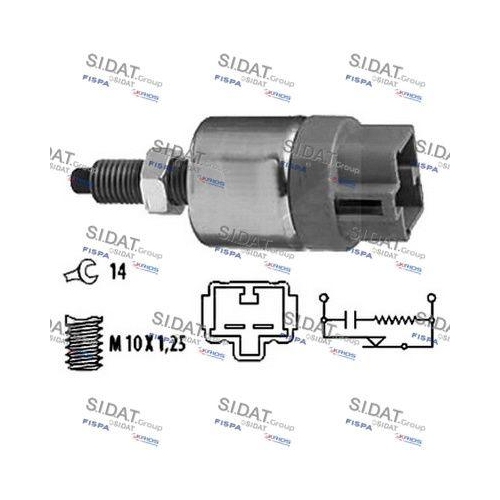 Bremslichtschalter Sidat 5.140029 für Audi Honda Seat Skoda Toyota VW Vag