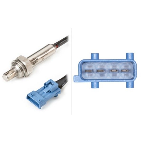 Lambda Sensor Hella 6PA 358 066-081 for Volvo Before Catalytic Converter
