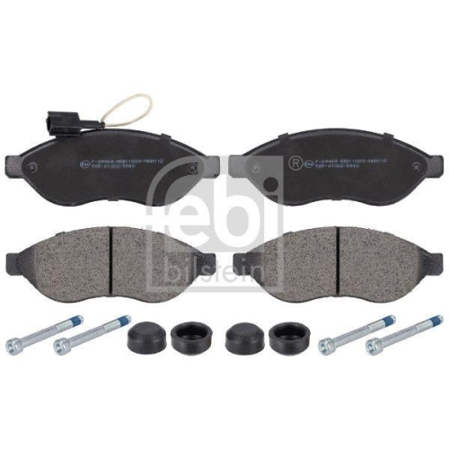 Bremsbelagsatz Scheibenbremse Febi Bilstein 16716 f&uuml;r Citro&euml;n Fiat Peugeot