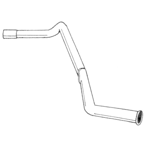 Abgasrohr Sigam 11709 für Fiat Hinten