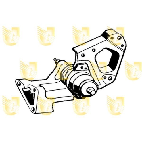 Lagerung Motor Unigom 395186C f&uuml;r Fiat Lancia Vorne