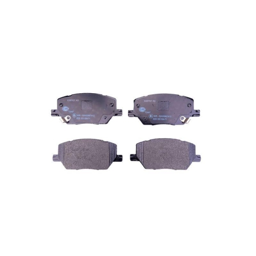 Bremsbelagsatz Scheibenbremse Hella 8DB 355 024-711 f&uuml;r Fiat Ferrari Jeep Amc