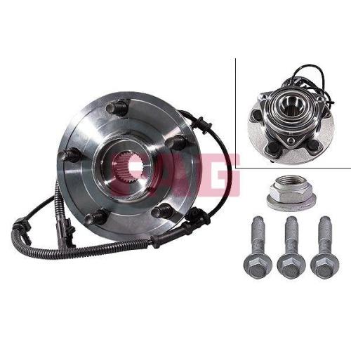 Radlagersatz Schaeffler Fag 713 6703 90 f&uuml;r Jeep Vorderachse