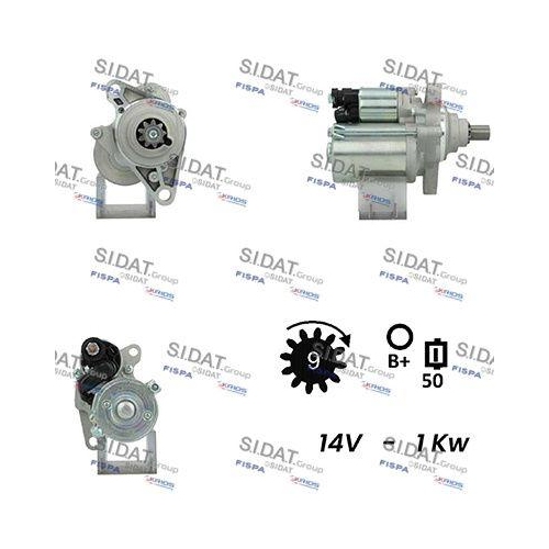 Starter Sidat S12MT0318A2 f&uuml;r Honda