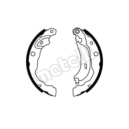 Bremsbackensatz Metelli 53-0753 für Mercedes Benz Mitsubishi Nissan Peugeot