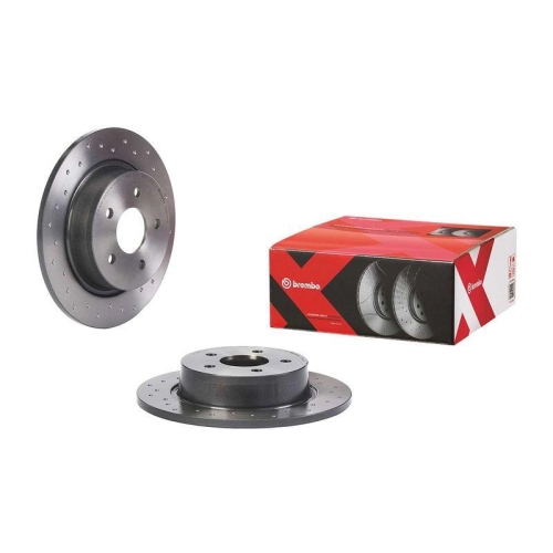 Bremsscheibe Brembo 08.B601.1X Xtra Line - Xtra f&uuml;r Ford Ford Usa Hinterachse