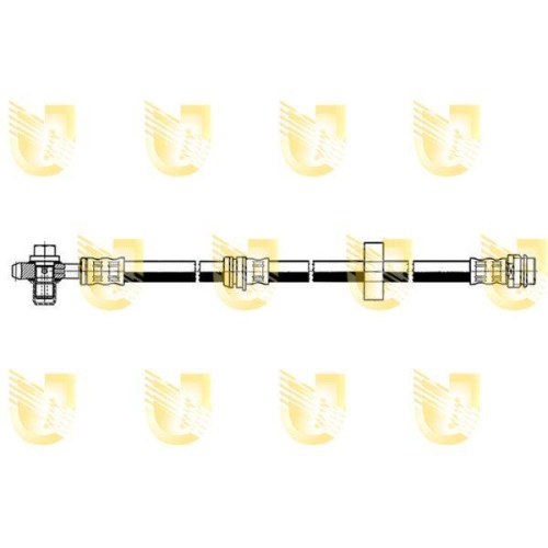 Bremsschlauch Unigom 377875 für Audi Vorne