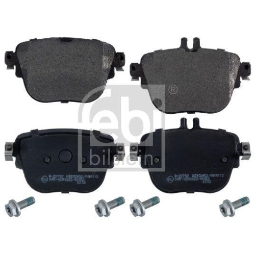 Bremsbelagsatz Scheibenbremse Febi Bilstein 171001 f&uuml;r Mercedes Benz Hinterachse