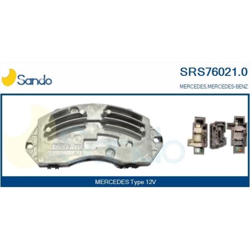 Widerstand Innenraumgebl&auml;se Sando SRS76021.0 f&uuml;r Mercedes Benz Mercedes Benz