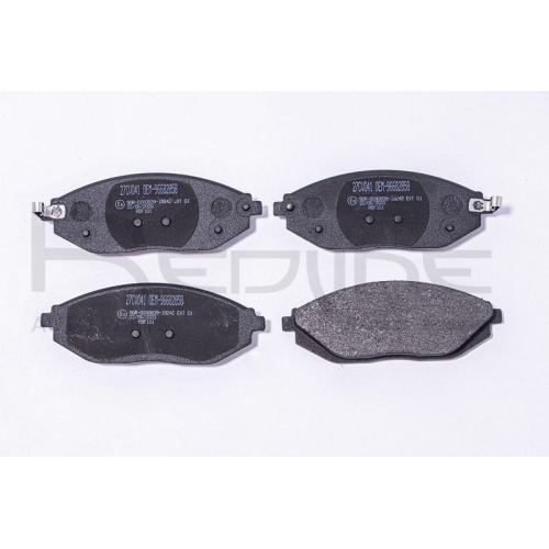 Bremsbelagsatz Scheibenbremse Red-line 27CV041 f&uuml;r Chevrolet Vorderachse