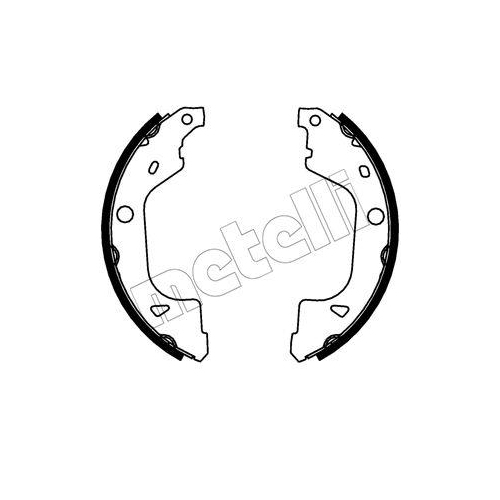 Brake Shoe Set Metelli 53-0775 for Mitsubishi Renault Rear Axle