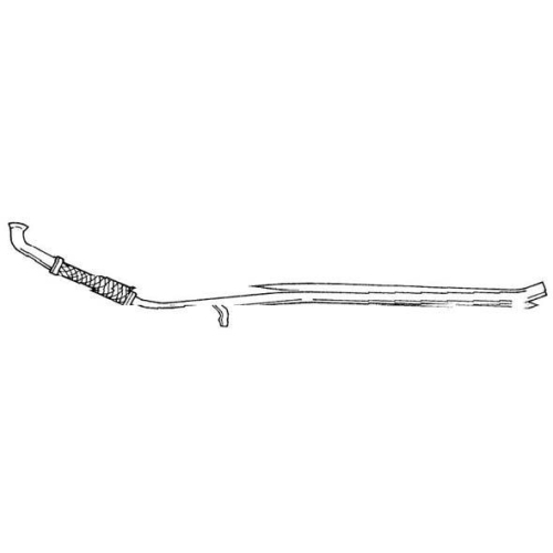 Abgasrohr Sigam 12100 f&uuml;r Fiat Vorne