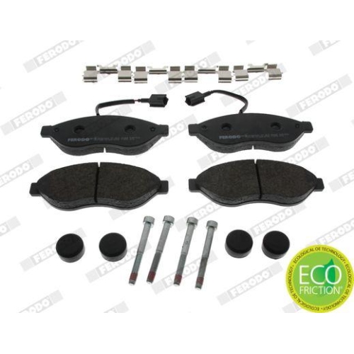 Bremsbelagsatz Scheibenbremse Ferodo FVR1924 Premier Eco Friction f&uuml;r Citro&euml;n