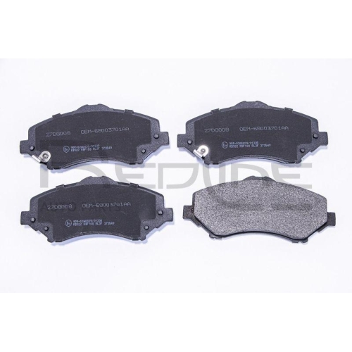 Bremsbelagsatz Scheibenbremse Red-line 27DG008 f&uuml;r Chrysler Dodge Fiat