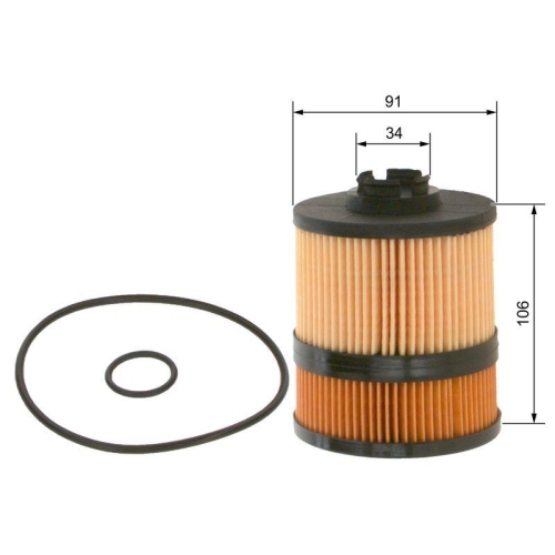 Servicekit 3 Filter Bosch f&uuml;r SAAB 9-5 sxu #op+6 Liter &Ouml;l 5w30