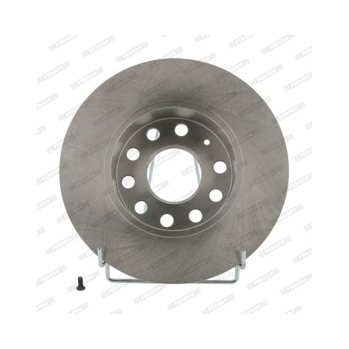 2 Bremsscheibe FERODO DDF1276 PREMIER f&uuml;r AUDI SEAT SKODA VW VAG, Hinterachse