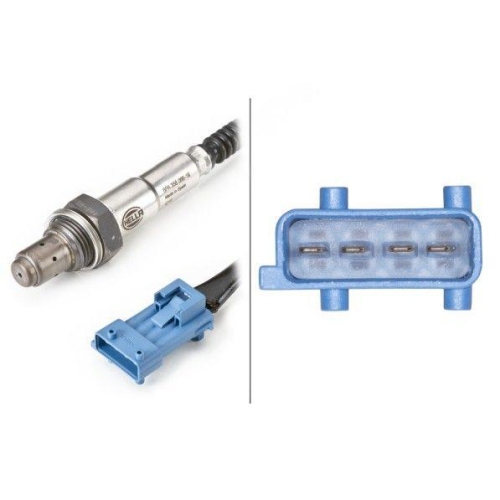Lambdasonde Hella 6PA 358 066-191 f&uuml;r Citro&euml;n Fiat Peugeot Saab Ferrari Links