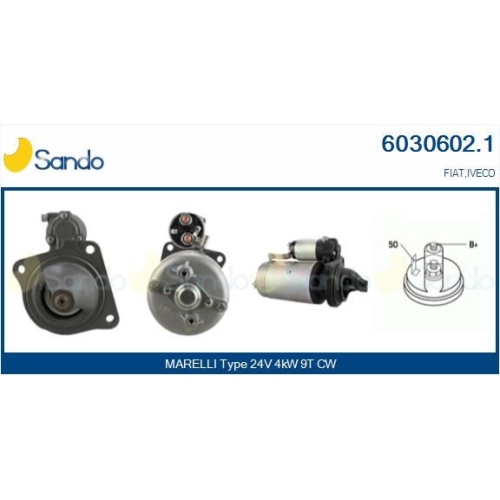 Starter Sando 6030602.1 für Fiat