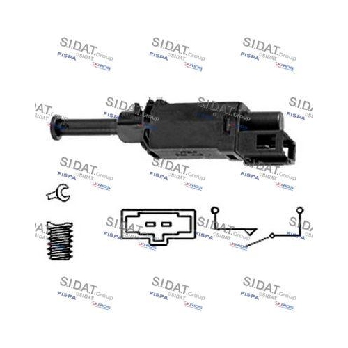 Bremslichtschalter Sidat 5.140042 für Audi Ford Seat Skoda VW Vag