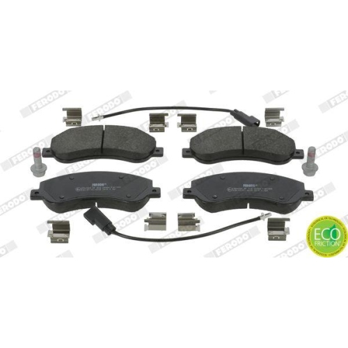 Bremsbelagsatz Scheibenbremse Ferodo FVR1928 Premier Eco Friction f&uuml;r Ford VW