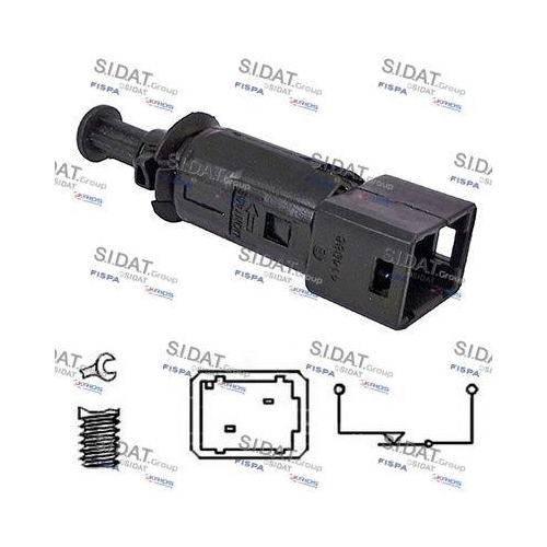 Bremslichtschalter Sidat 5.140045 für Nissan Opel Renault Chevrolet