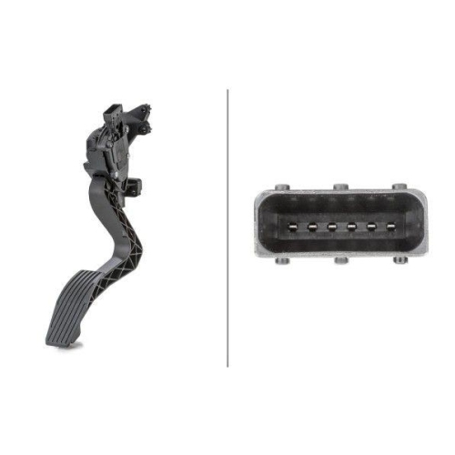 Sensor Fahrpedalstellung Hella 6PV 010 175-741 für Fiat