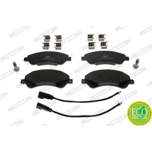 Bremsbelagsatz Scheibenbremse Ferodo FVR1929 Premier Eco Friction f&uuml;r Ford
