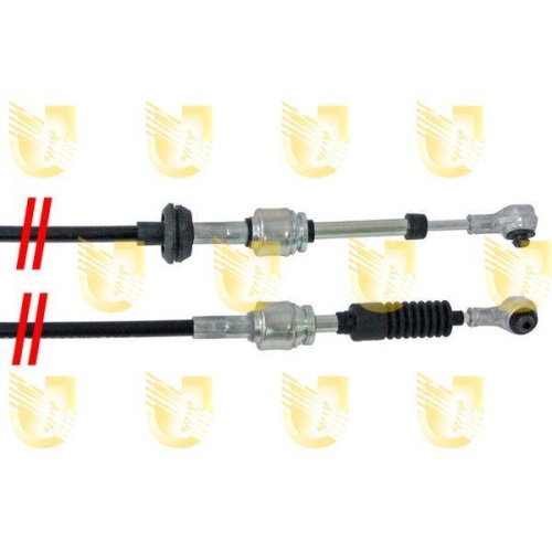 Seilzug Schaltgetriebe Unigom 492081 f&uuml;r Citro&euml;n Fiat Peugeot Rechts