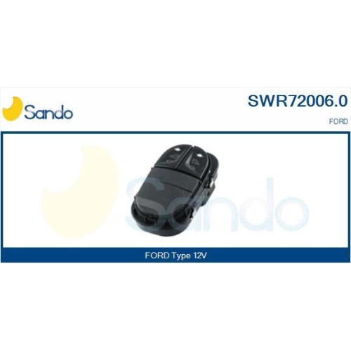 Schalter Fensterheber Sando SWR72006.0 für Ford Fahrerseitig