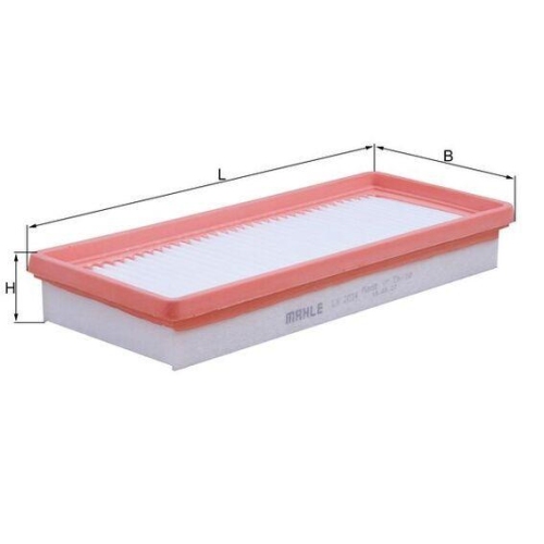 Filtre À Air Mahle LX 2034 pour Mercedes Benz Mercedes Benz Mercedes Benz Smart