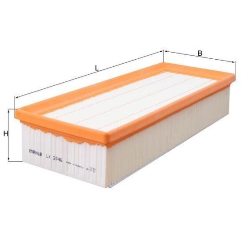 Luftfilter Mahle LX 2046 f&uuml;r Audi VW Cupra
