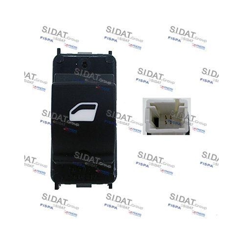 Schalter Fensterheber Sidat 5.145460 für Hinten Rechts