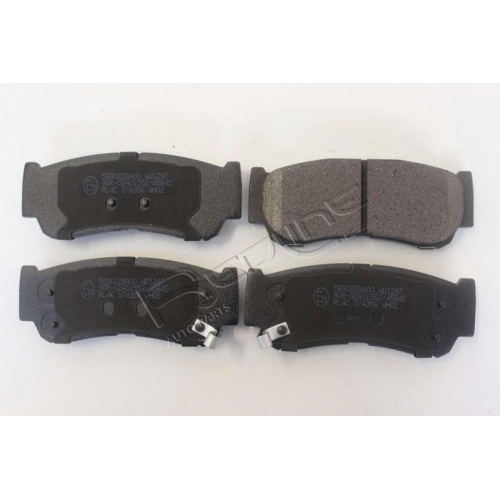 Bremsbelagsatz Scheibenbremse Red-line 27HY063 f&uuml;r Hyundai Hinterachse