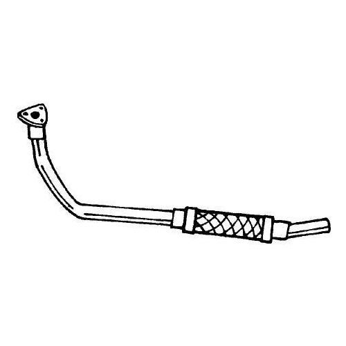 Abgasrohr Sigam 12183 f&uuml;r Fiat Vorne